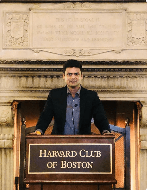 Pranay Agarwal at Harvard Club